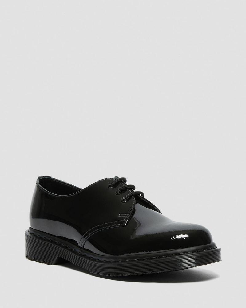 Zapatos Oxford Dr Martens 1461 Made in England Mono Charol Cuero Hombre Negros | MX 21KOR